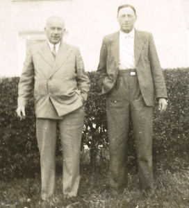 Michael (left) and Jerry Collins pictured in 1939. 