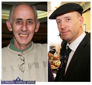 Bernard Collins, and Michael Healy Rae on Radio Kerry and the 'Late Late' respectively Photographs:  John Reidy