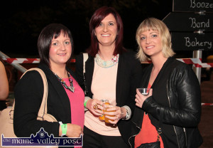 Ruth Lyons (left) pictured with: Oonagh Scanlon and Siobhán O'Sullivan at the HercOileán After Party at An Riocht AC in October.  ©Photograph: John Reidy 11-10-2014