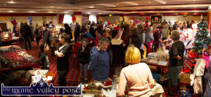 The busy scene at the Castleisland Christmas Craft Fair at the River Island Hotel on Saturday afternoon. © Photograph: John Reidy