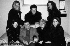 Mary Owens (back left) with parents Denny and Josephine O'Sullivan were: Denise and Helen front with: Mary, Ed and Jo at the River Island Hotel at a family reunion in 1998. ©Photograph: John Reidy 30-1-1998