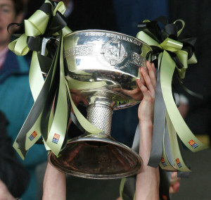 The battle to lift the Bishop Moynihan Cup is well underway ©Photograph: John Reidy
